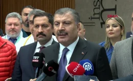 Depremde enkaz altından sağ çıkanlar Sağlık Bakanı ile buluştu