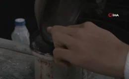 Okulu bırakan çocuklar altın işleyerek sanatı öğreniyor