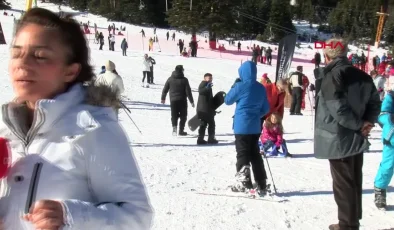 Uludağ’da Sömestir Tatili Yoğunluğu