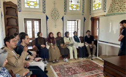 Fransız öğrenciler İstanbul’da Süleymaniye Camii’ni ziyaret etti