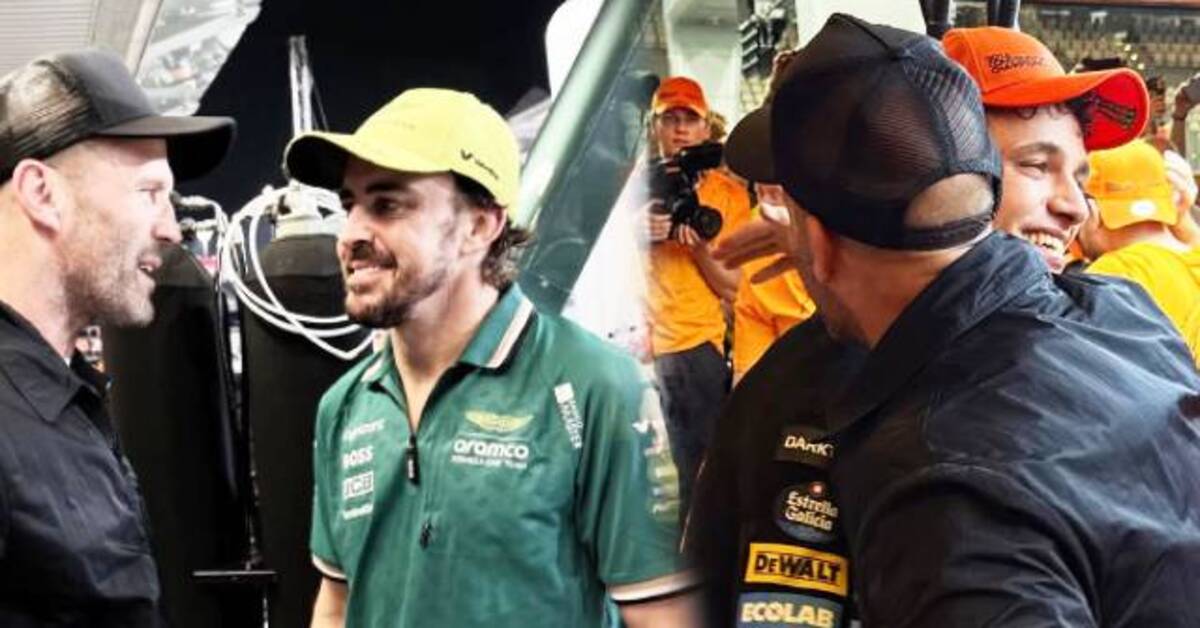 Jason Statham, Formula 1 heyecanına ortak oldu