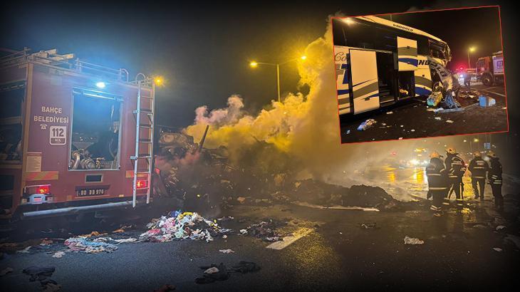 Gaziantep’te zincirleme kaza! 3 araç çarpıştı: 1 ölü, 19 yaralı