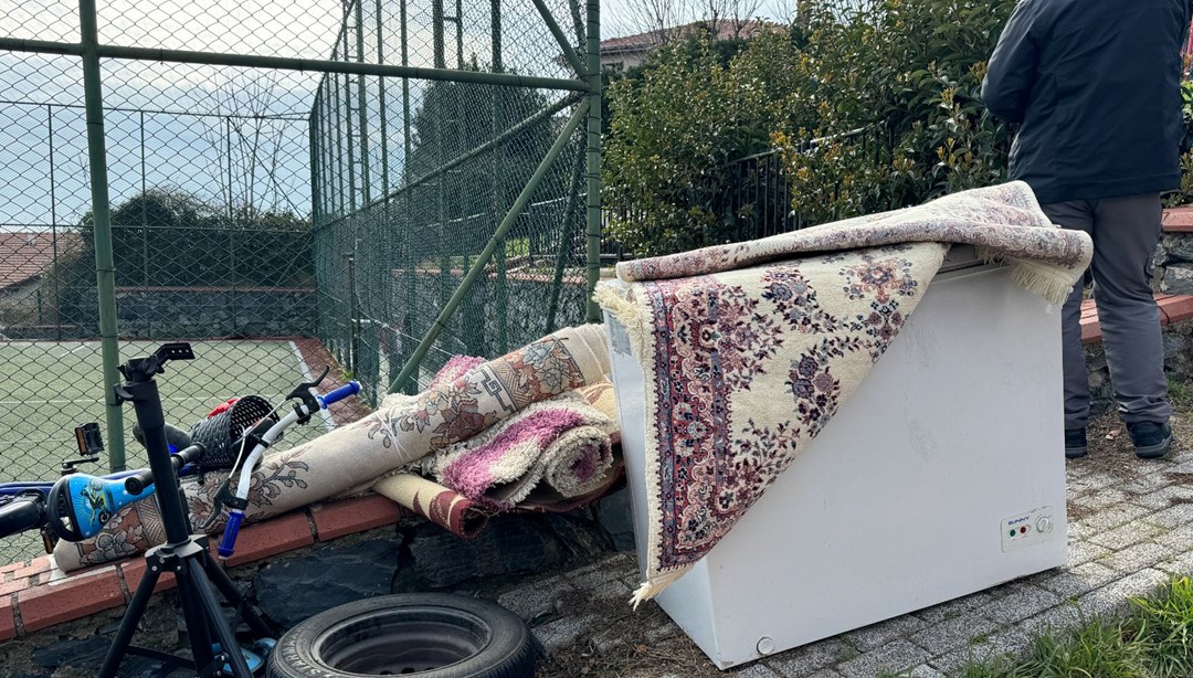 Sarıyer’de 3 katlı müstakil binanın deposunda yangın