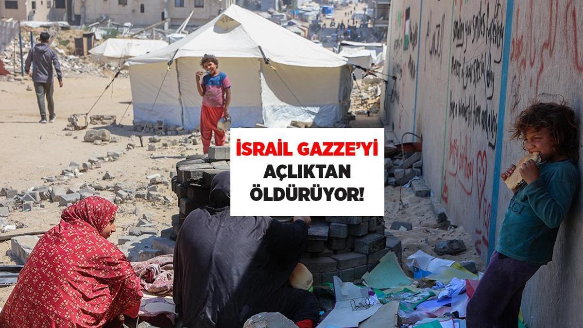 İsrail Gazze’yi açlıktan öldürüyor, dünya hala hiçbir şey yapmıyor