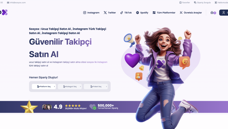 Sosyox, Sosyal Medyada Büyümenin Güvenilir Adresi Olarak Öne Çıkıyor